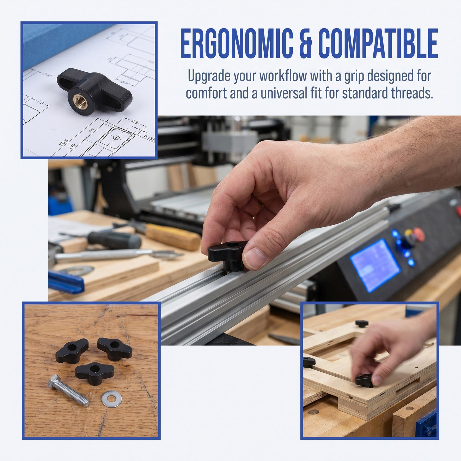 10 adet Ergonomik Sıkıştırma S - Drill Press incelemesi ve fiyatı